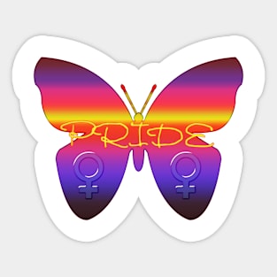 Pride Butterfly (No mercury) Sticker